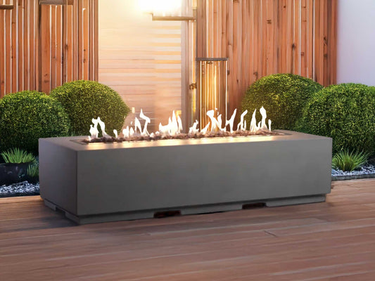 60"x24" Concrete Firepit
