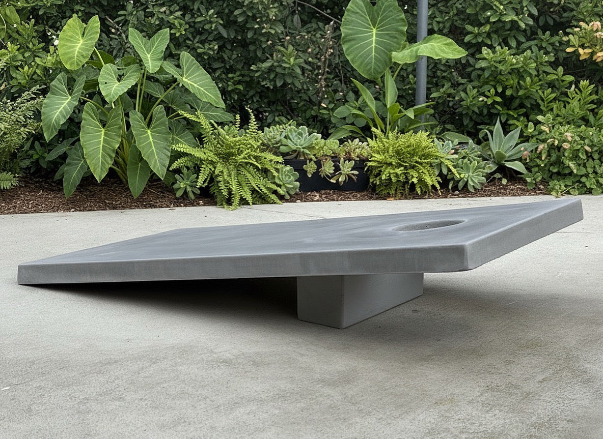 Floating Concrete Cornhole Board Set