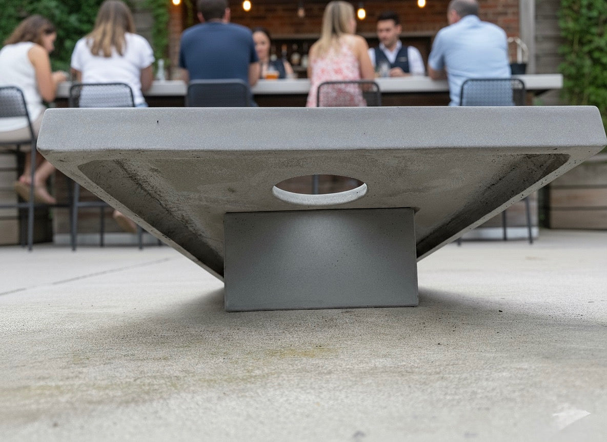 Floating Concrete Cornhole Board Set