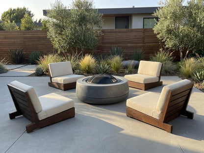 Tumbler - 48" Wood Burning Concrete Fire pit
