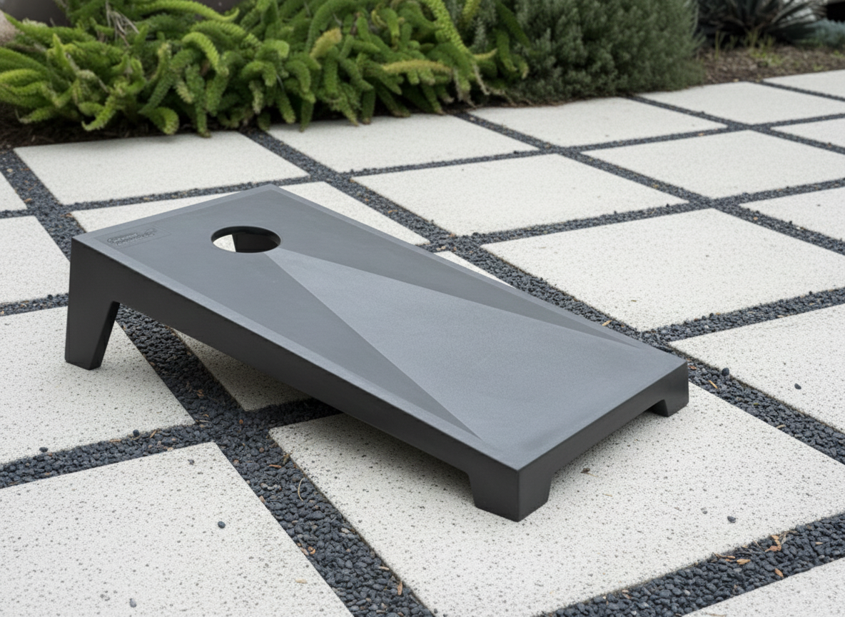 Iron Stain on Natural Grey concrete