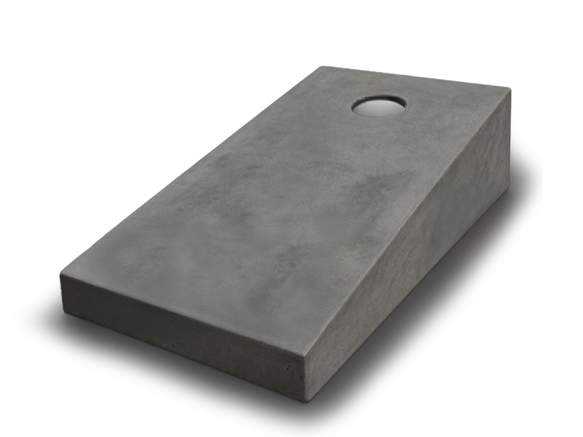 All Weather Cornhole Set. Durable Concrete Cornhole Boards (2 Boards)