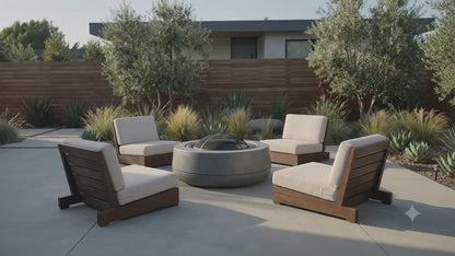 Tumbler - 48" Wood Burning Concrete Fire pit
