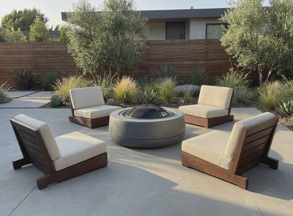 Tumbler - 48" Wood Burning Concrete Fire pit