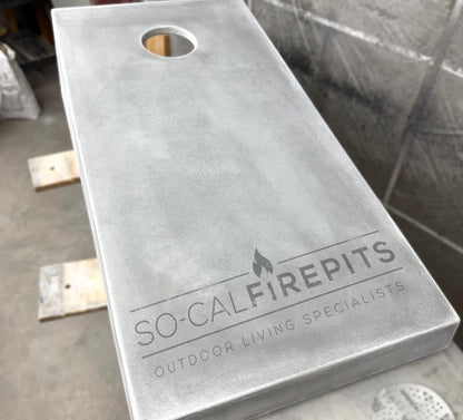 All Weather Cornhole Set. Durable Concrete Cornhole Boards (2 Boards)